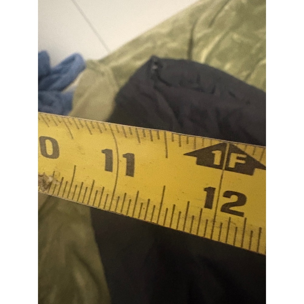 A Vintage Shop Black Nylon Parachute Pants Cargo Joggers Bungee Waist M 7/8-29 - Picture 7 of 8